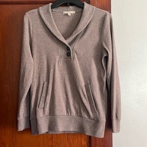 Banana Republic collared sweater with front pockets